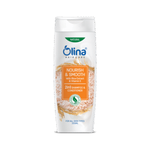 Olina Shampoo Nourish & Smooth – Rice Extract & Vitamin E